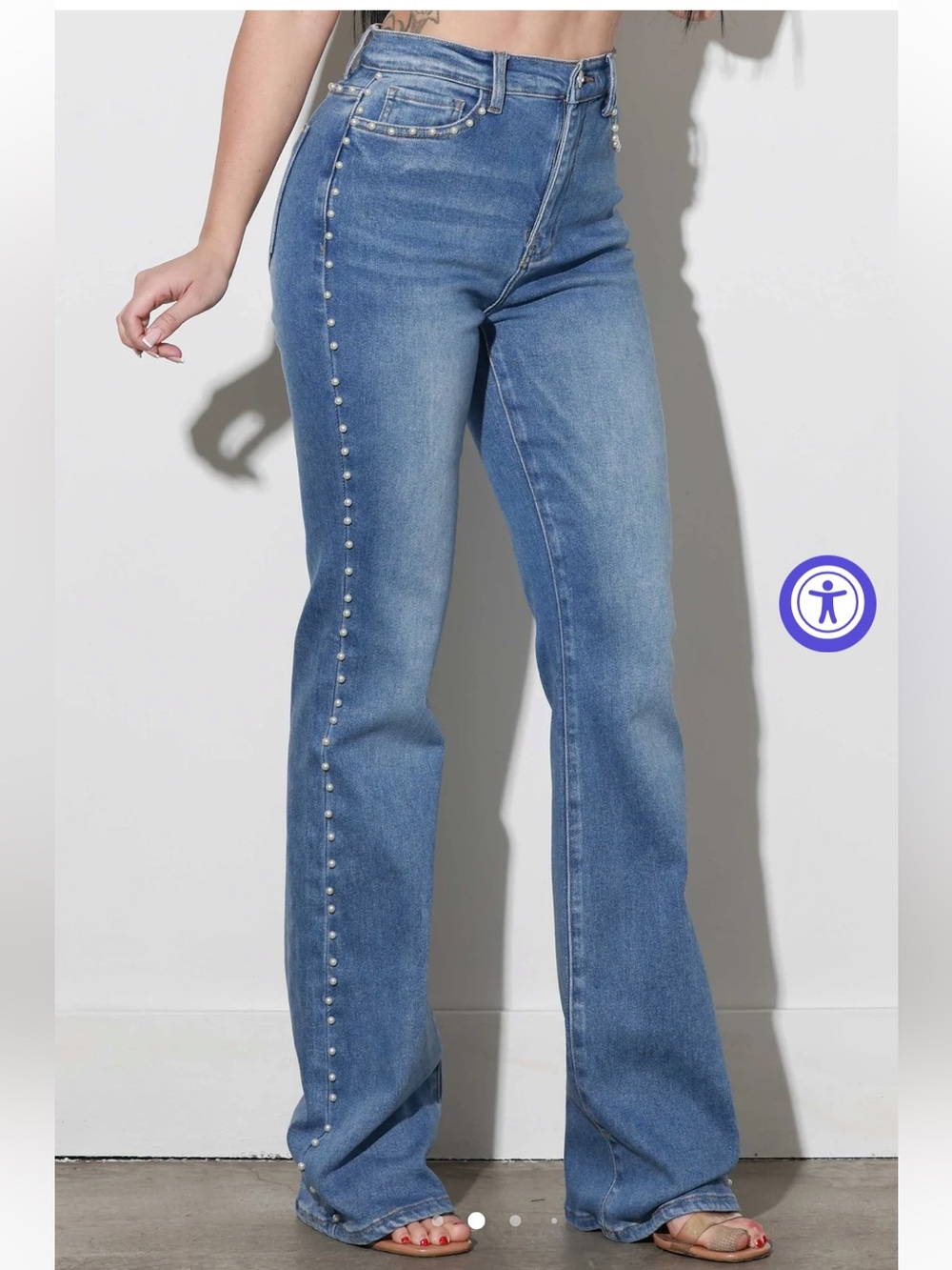 Pearl Bootcut Jeans - Picture 2 of 6